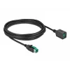 Aktívny USB predlžovací kábel DeLOCK 85984 12V 5m čierny