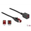 Predlžovací kábel s napájaním USB DeLOCK 85985 24 V 1 m čierny