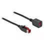 Aktívny USB predlžovací kábel DeLOCK 85988 24 V 4 m čierny