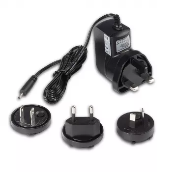 Lindy 5VDC 2A napájací zdroj pre viac krajín, 10 W, 100 - 240 V, 50 - 60 Hz, 0,787%, čierny, 0 - 40 °C