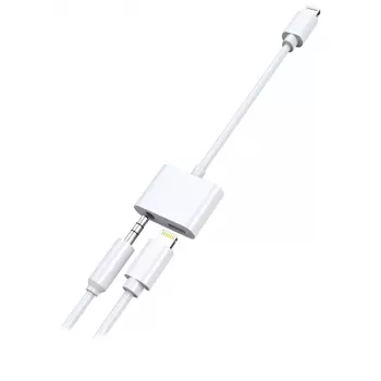 Lightning kábel 2GO 797239 0,1 m biela Lightning na Lightning + 3,5 mm