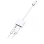 Lightning kábel 2GO 797239 0,1 m biely Lightning na Lightning + 3,5 mm