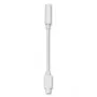 Audio kábel 2GO 797294 3,5 mm konektor samica na Lightning konektor samec 0,1 m biely