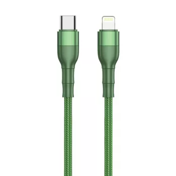 Lightning kábel 2GO 797312 1 m zelený USB-C konektor samec
