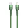 Lightning kábel 2GO 797312 1 m zelená USB-C konektor samec
