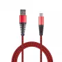 USB kábel 2GO 795947 USB 3.2 Gen 1 1 m USB B USB C červený