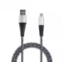 USB kábel 2GO 795953 USB 3.2 Gen 1 1 m USB B USB C strieborný