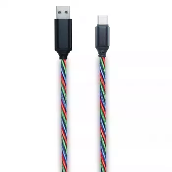 USB kábel 2GO 797146 1 m USB B USB C viacfarebná