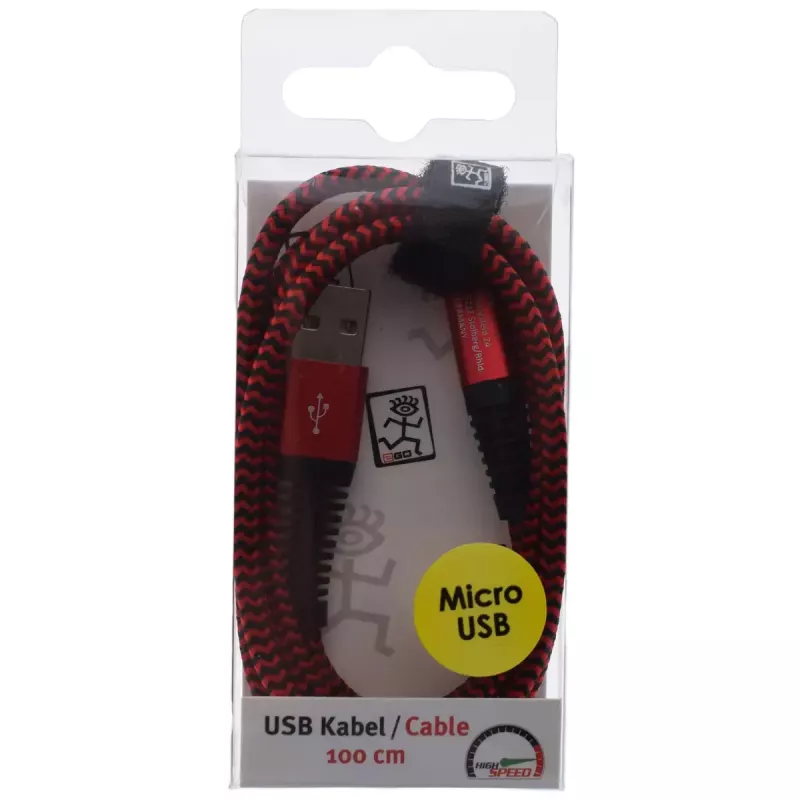 USB kábel 2GO 795945 1 m USB B Micro-USB B červený