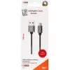 USB kábel 2GO 795812 USB 3.2 Gen 1 1 m USB B USB C sivý