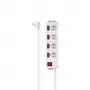 Hama 00223121 predlžovacia zásuvka 1,4 m 4 AC výstupy interiér biela