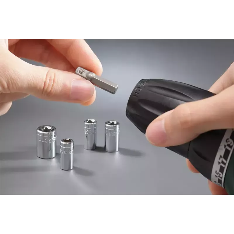 kwb 105000 Sada nástrčných kľúčov s adaptérom 1/4", 7/8/10/13 mm, 5 ks
