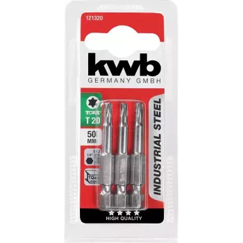 kwb INDUSTRIAL STEEL BITS 50 MM TORX T15 3 ks