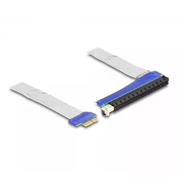 DeLOCK riser karta PCI Express x1 konektor samec na x16 slot s káblom 20 cm