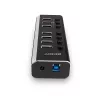 Lindy 4 port USB 3.0 hub s 3 Quick Charge 3.0 konektormi