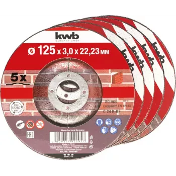 Rezný kotúč KWB 792295 pre kameň, ľubovoľná značka, 5 ks