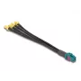 DeLOCK 90143 koaxiálny kábel 0,2 m Mini FAKRA Z 4 x SMA čierny