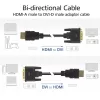 ACT AK3734 video kábel adaptér 1 m HDMI Type-A (štandard) DVI-D čierny