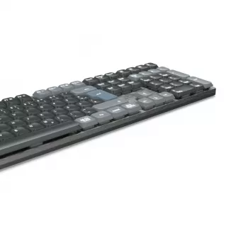 Hama WK-800 klávesnica Home/Office Bluetooth QWERTZ nemecká antracitová, čierna, modrá