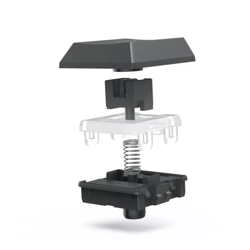 Hama WK-800 bezdrôtová mechanická klávesnica pre viac zariadení, LED, QWERTZ, čierna