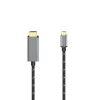 Hama 00200509 HDMI kábel 1,5 m HDMI Type-A (štandard) USB Type-C čierny