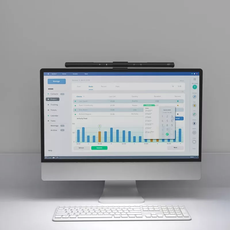 Monitor LED svetelná lišta ACT AC8055 — stmievateľné, USB napájané osvetlenie obrazovky
