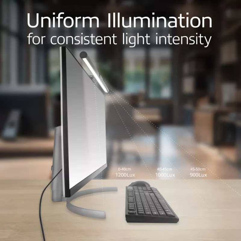 Monitor LED svetelná lišta ACT AC8055 — stmievateľné, USB napájané osvetlenie obrazovky