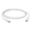 USB-C na USB-C kábel Epico 9915101100182 — 1,2 m, 0,48 Gbit/s, biely
