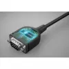 Manhattan USB-C na sériový konvertorový kábel, 1 m, konektor samec na konektor samec, sériový/RS232/COM/DB9, čip Prolific PL2303GT, čierny kábel, trojročná záruka