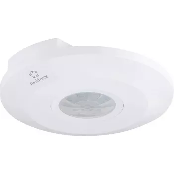 Renkforce 1488533 Stropný PIR detektor pohybu, 360 stupňov, relé, biely, IP20