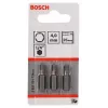 Bosch 2607001724 Šesťhranný bit 4 mm, extra tvrdý, C 6,3, 3 ks