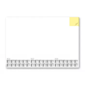 Podložka na stôl papier biela Sigel HO490