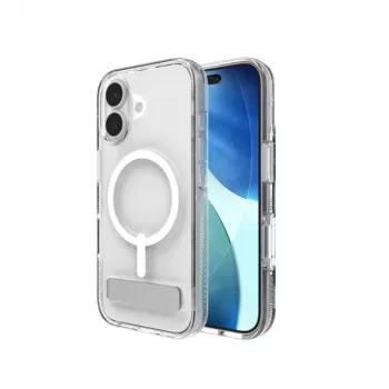 ZAGG Crystal Palace Snap Kickstand puzdro pre Apple iPhone 17, kryt, Apple, iPhone 17, 16 cm (6,3 palca), transparentné