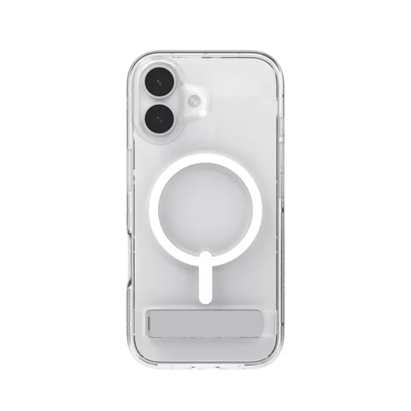 ZAGG Crystal Palace Snap Kickstand puzdro pre Apple iPhone 17, kryt, Apple, iPhone 17, 16 cm (6,3 palca), transparentné