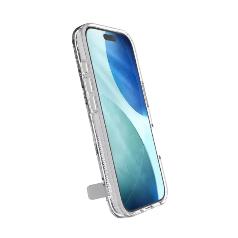 ZAGG Crystal Palace Snap Kickstand puzdro pre Apple iPhone 17, kryt, Apple, iPhone 17, 16 cm (6,3 palca), transparentné