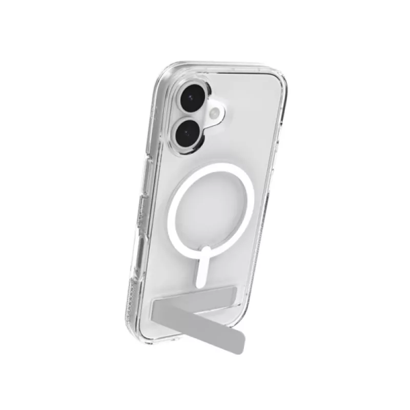 ZAGG Crystal Palace Snap Kickstand puzdro pre Apple iPhone 17, kryt, Apple, iPhone 17, 16 cm (6,3 palca), transparentné