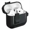 Ochranné puzdro pre AirPods 4 LAUT ZENTRY — polykarbonát + TPU, čierna