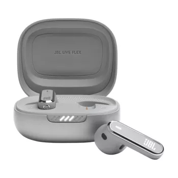 JBL LIVE FLEX headset bezdrôtový in-ear hovory/hudba Bluetooth strieborná