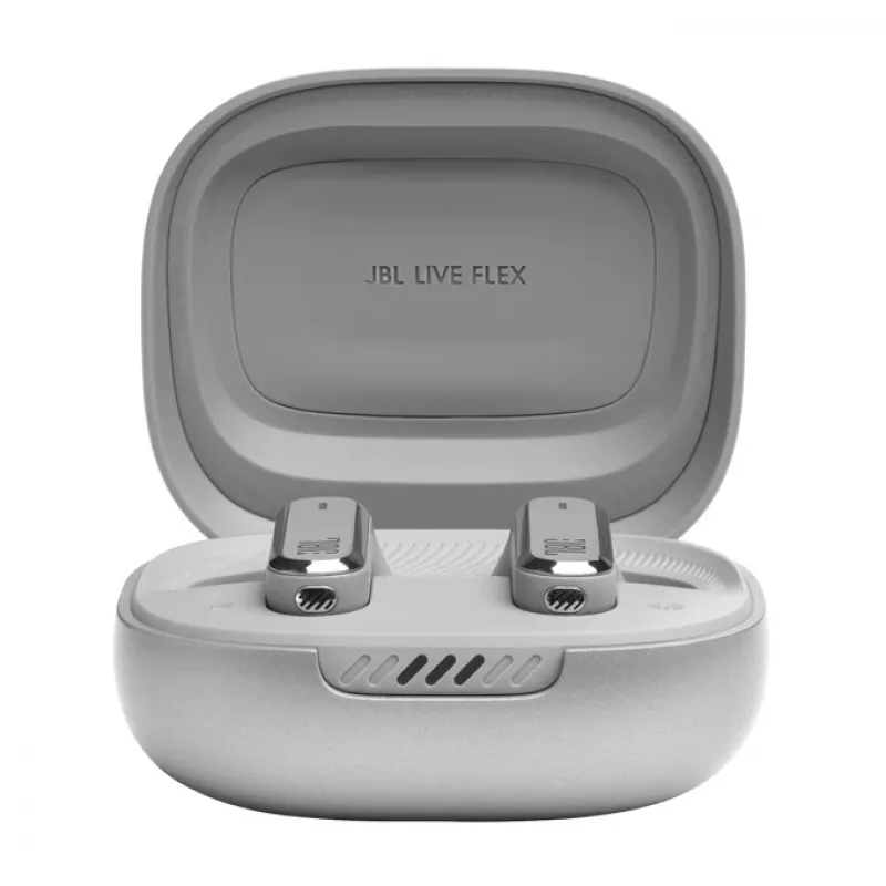 JBL LIVE FLEX headset bezdrôtový in-ear hovory/hudba Bluetooth strieborná
