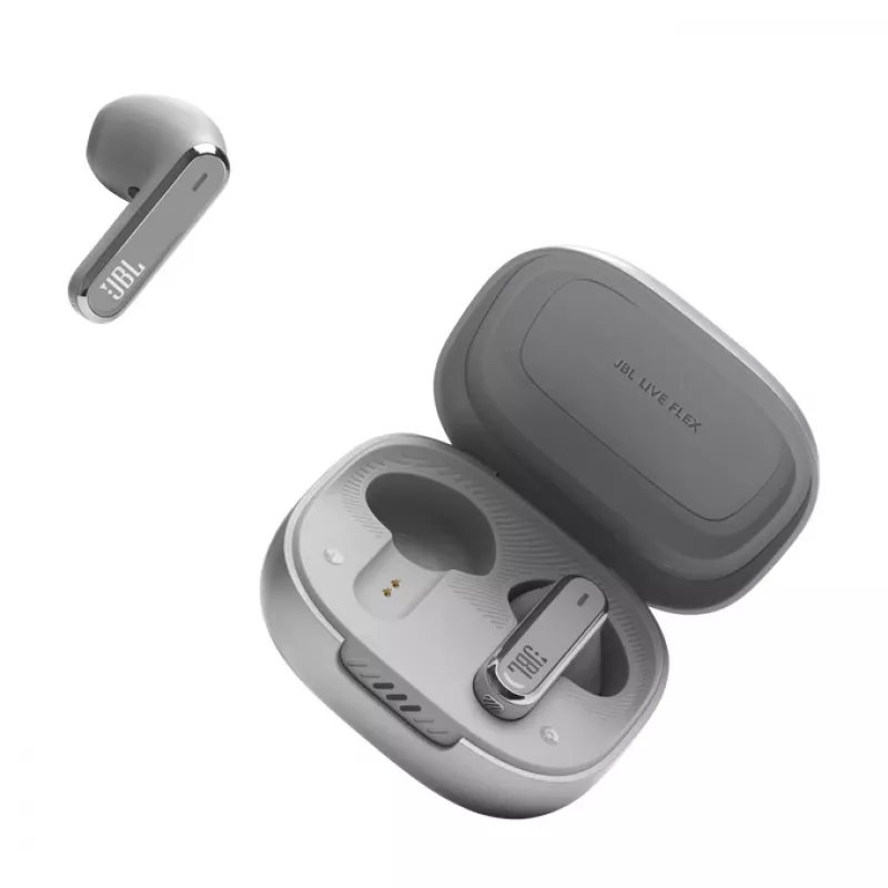JBL LIVE FLEX headset bezdrôtový in-ear hovory/hudba Bluetooth strieborná