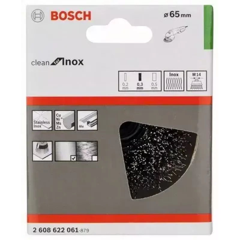 Bosch 2 608 622 061 hrncová kefa, kovová