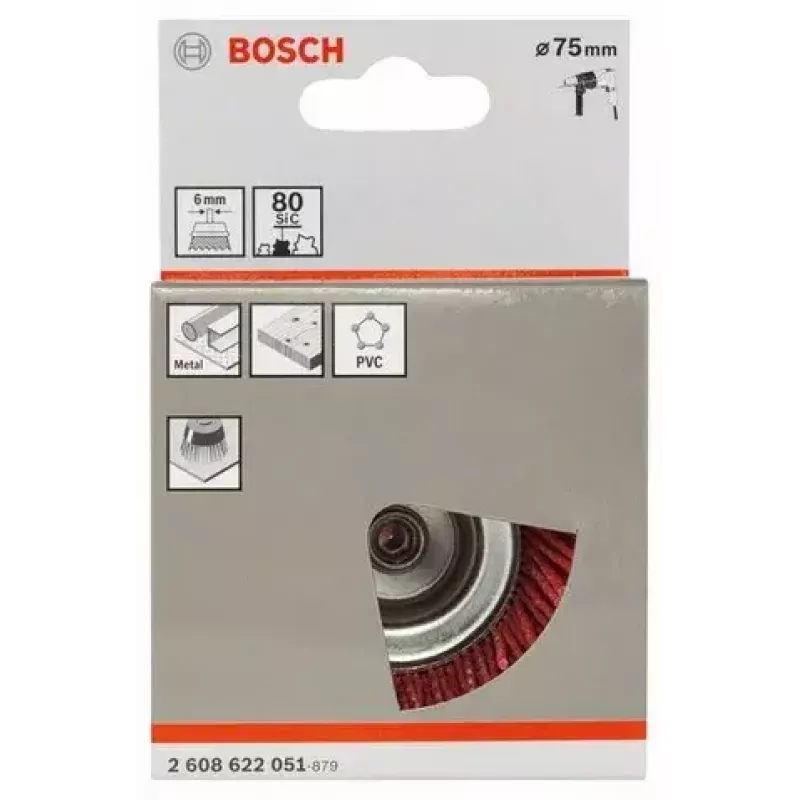 Bosch 2 608 622 051 drôtená kefa/hrnčeková kefa hrnčeková kefa 7,5 cm