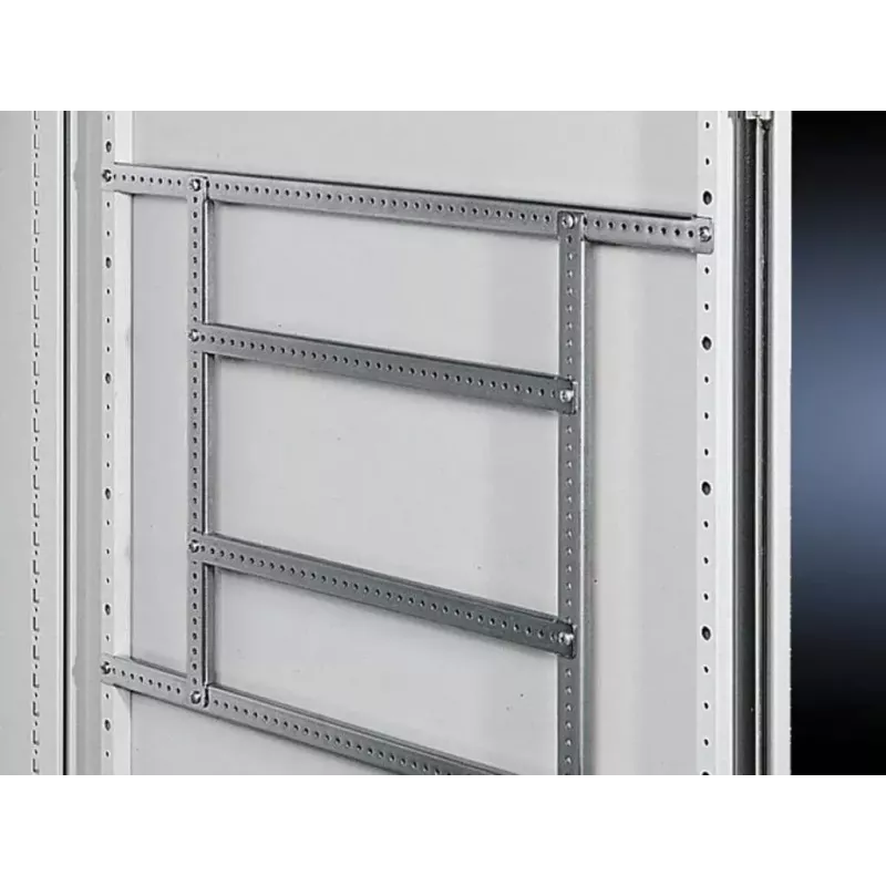 Serverové/rackové príslušenstvo Rittal TS 4309.000 — oceľové puzdro, strieborné, hĺbka 390 mm, kompatibilné s TS/SE/CM/TP