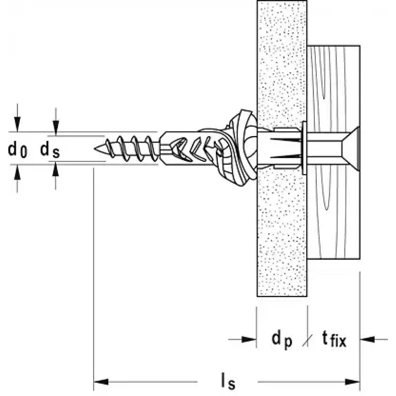 Univerzálna hmoždinka Fischer UX 6 x 35 R S/20