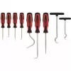 Rysovacia ihla KS Tools 550.1070 hrot hrot čierno-červená rukoväť