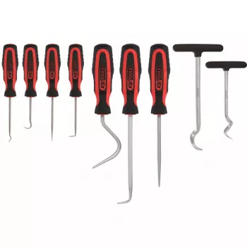 Rysovacia ihla KS Tools 550.1070 hrot hrot čierno-červená rukoväť