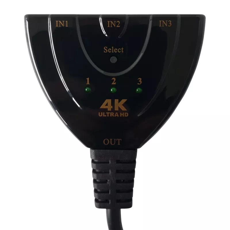 Techly IDATA HDMI-3F30 video prepínač