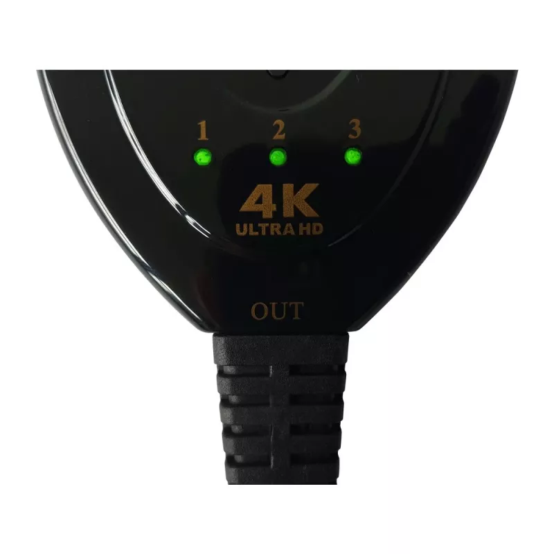 Techly IDATA HDMI-3F30 video prepínač