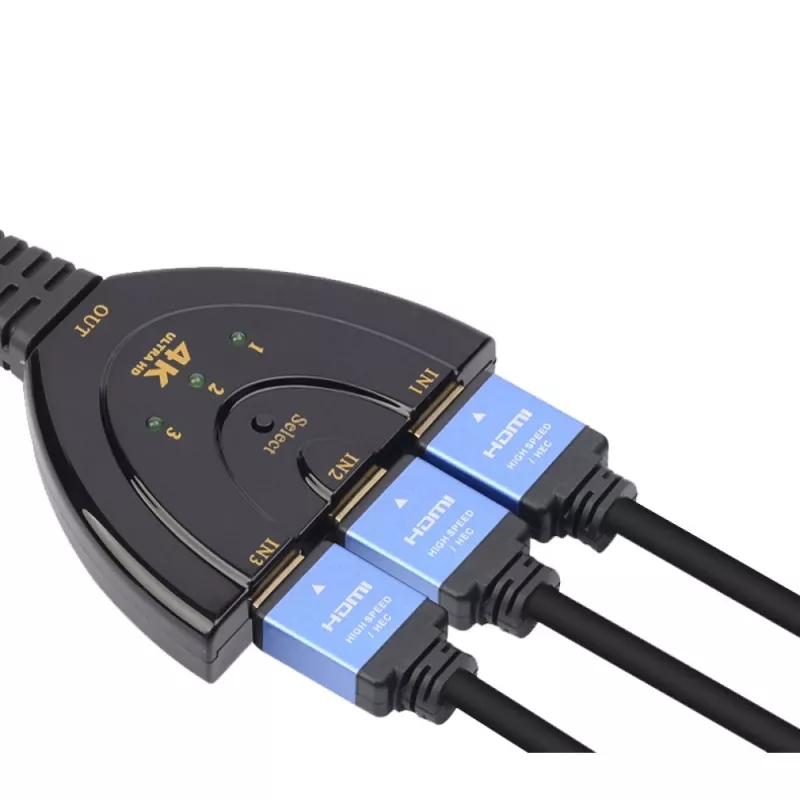 Techly IDATA HDMI-3F30 video prepínač