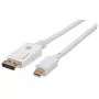 Techly ICOC MDP-020T4K DisplayPort kábel 2 m Mini DisplayPort biely